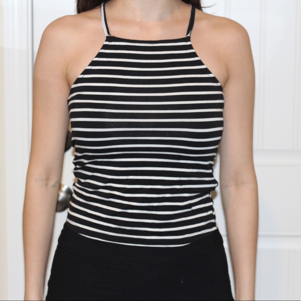 Black and White Tank Top